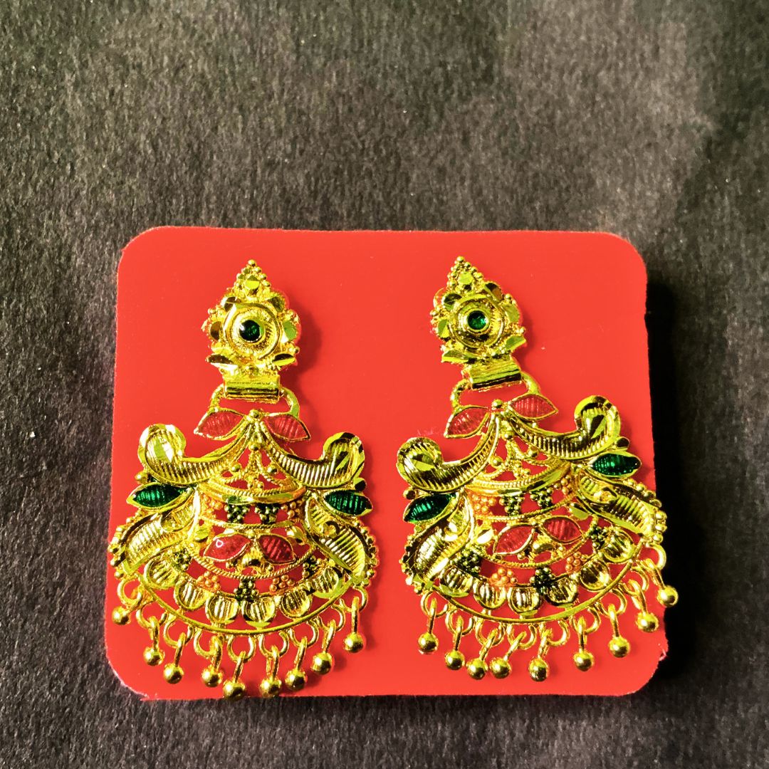 Gold plated Earrings |Luzara collection