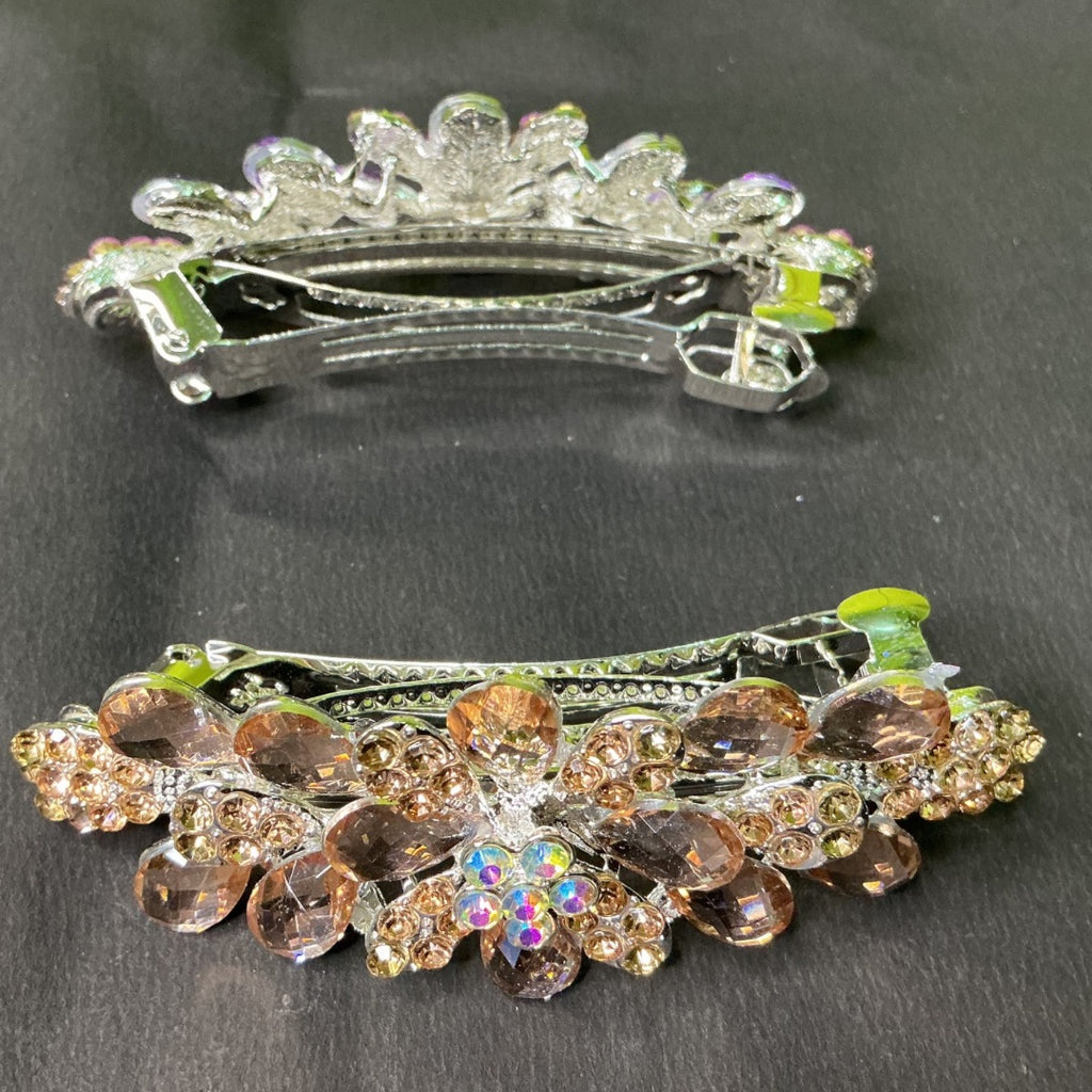 Stone Centre Hair Clips |Luzara collection