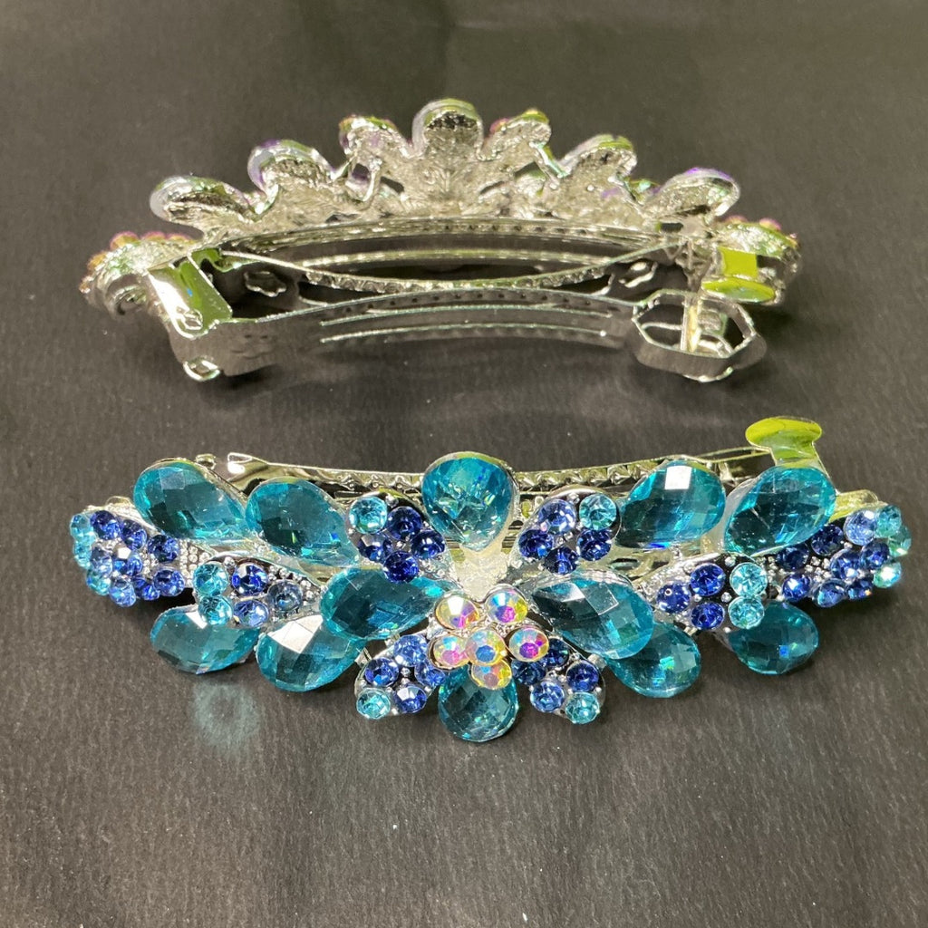 Stone Centre Hair Clips |Luzara collection